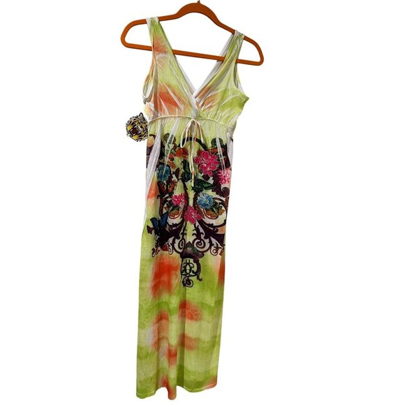 Tattoo Tattoo By Free Spirit Y2K Maxi Dress Size S NWT - Picture 1 of 8
